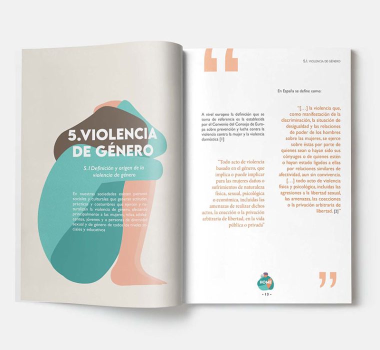 Guía consentido para la prevención de la violencia sexual en adolescentes trabajos de ilustración Jolylustra