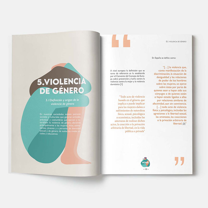 Guía consentido para la prevención de la violencia sexual en adolescentes trabajos de ilustración Jolylustra