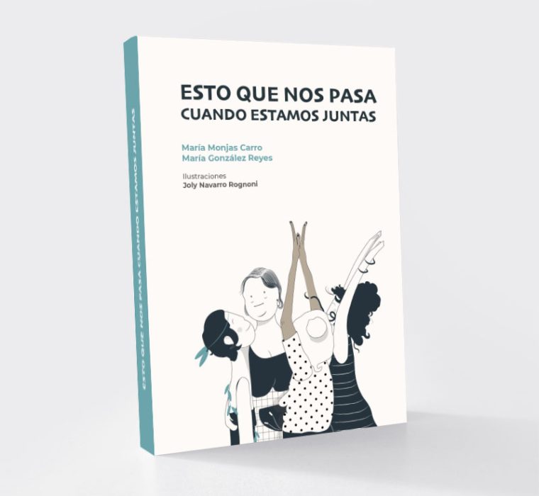 Esto que nos pasa cuando estamos juntas trabajo de ilustración editorial de literatura Jolylustra