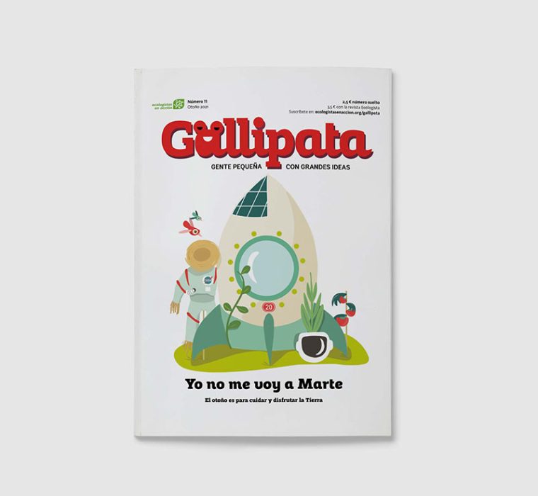 Gallipata News trabajo de ilustración editorial de revistas Jolylustra
