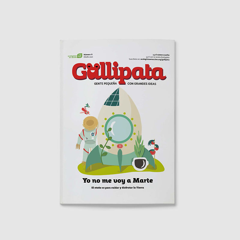 Gallipata News trabajo de ilustración editorial de revistas Jolylustra